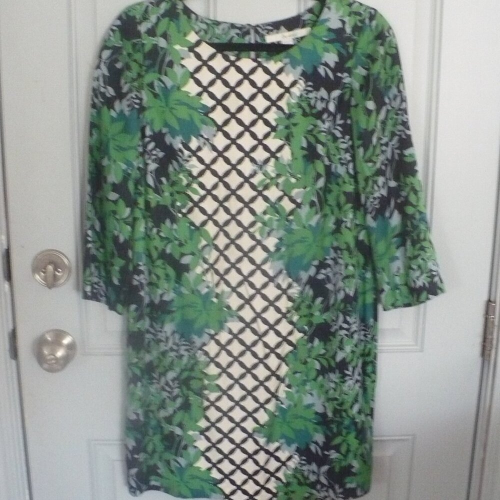 Ladies Satin Lined Dress Size 6 Silk & Viscose